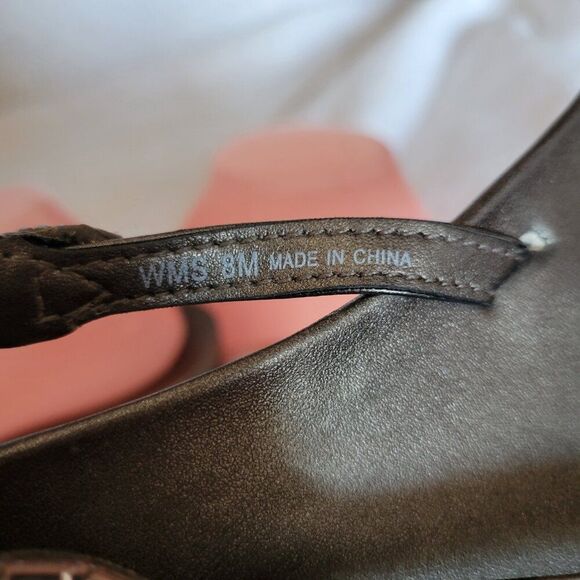 Kenneth Cole Reaction Size 8 Women's Blingy sandals thong rhinestones Shoes GUC - Picture 11 of 13